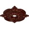 Ekena Millwork Benson Classic Medallion (Canopies up to 6 1/2"), 28 3/8"OD x 3 3/4"ID x 1 5/8"P, Antique Copper CM28BEACS - alternate 4